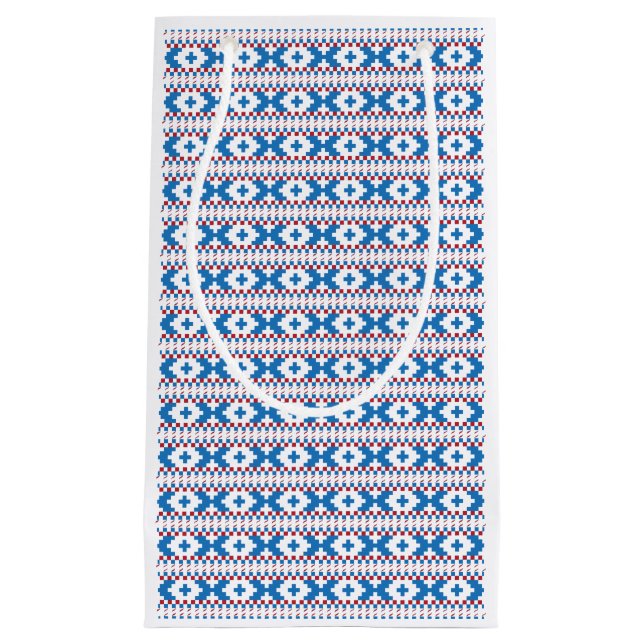 Lettiska gamla skyltar blå, röd, vit folkkonst (Framsidan)