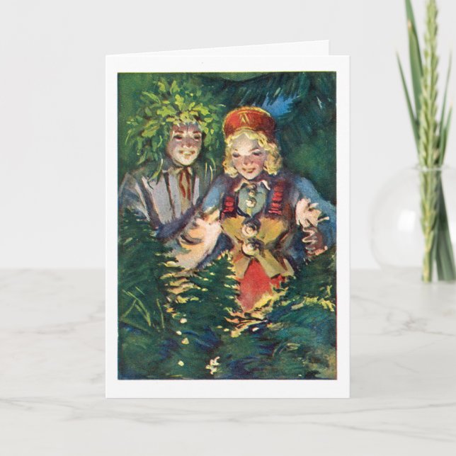 Lettiskt sommarsolsticekort kort (Framsida)