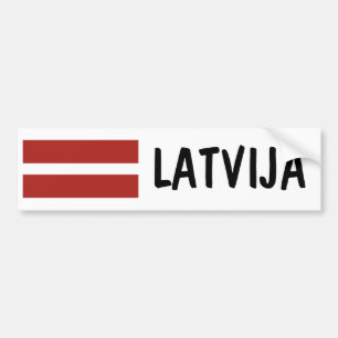 Lettland Bildekal