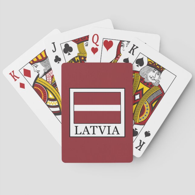 Lettland Casinokort (Baksidan)