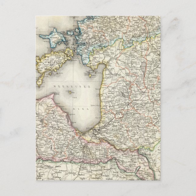 Lettland, Estland Vykort (Framsida)