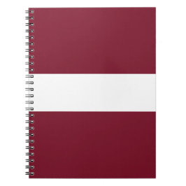 Lettland flagga anteckningsbok