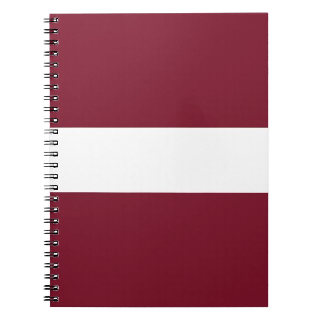 Lettland flagga anteckningsbok (Framsidan)