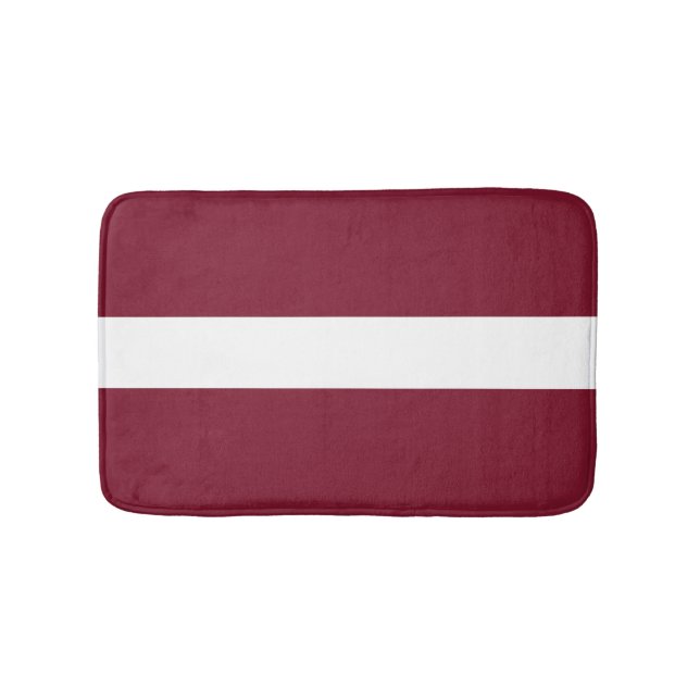 Lettland flagga badrumsmatta (Framsidan)