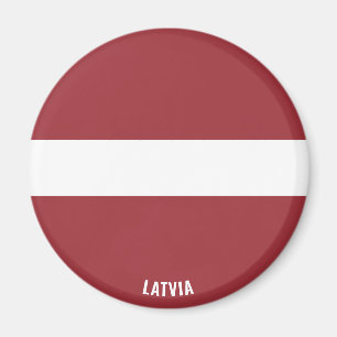 Lettland Flagga Charming Patriotic Magnet