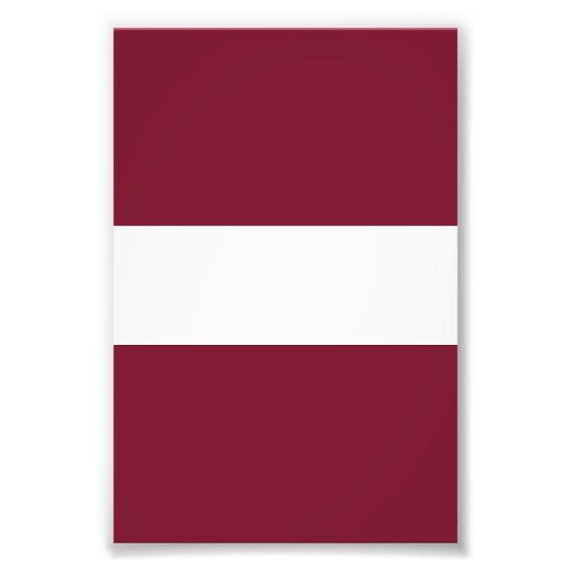 Lettland flagga fototryck (Framsidan)