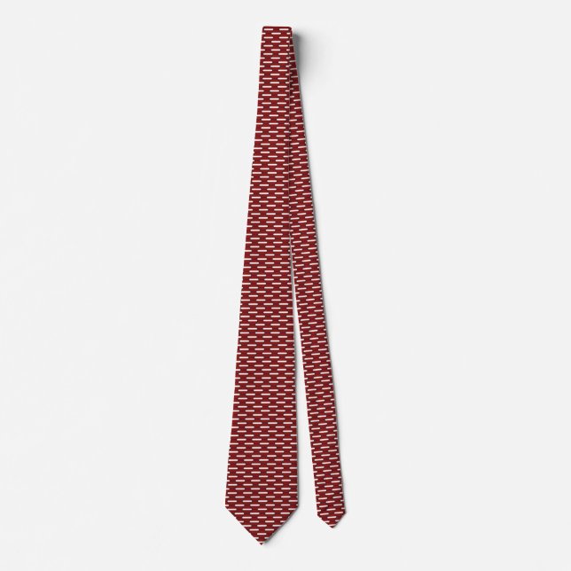 Lettland Flagga Honeycomb Tie Slips (Framsida)