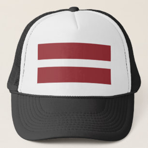 Lettland Flagga Keps