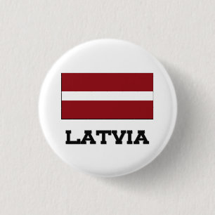 Lettland flagga knapp