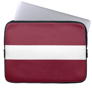 Lettland flagga laptop fodral