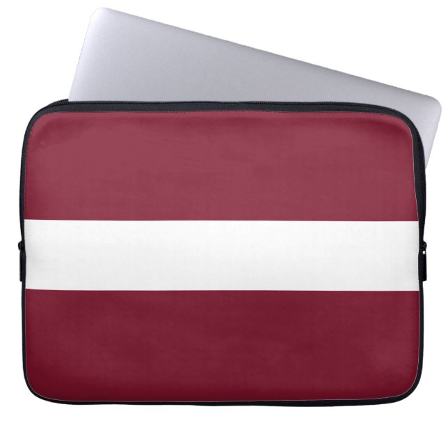 Lettland flagga laptop fodral (Framsidan)