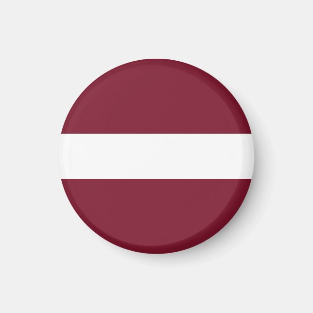 Lettland flagga magnet (Framsidan)