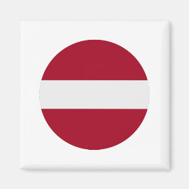 Lettland Flagga Magnet