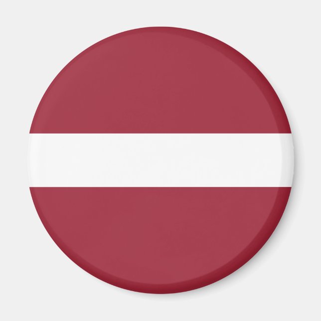 Lettland Flagga Magnet (Framsidan)