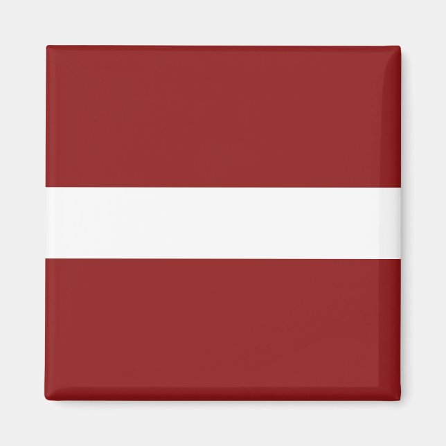 Lettland Flagga Magnet (Framsidan)