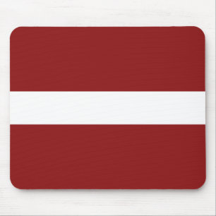 Lettland Flagga Mousepad Musmatta