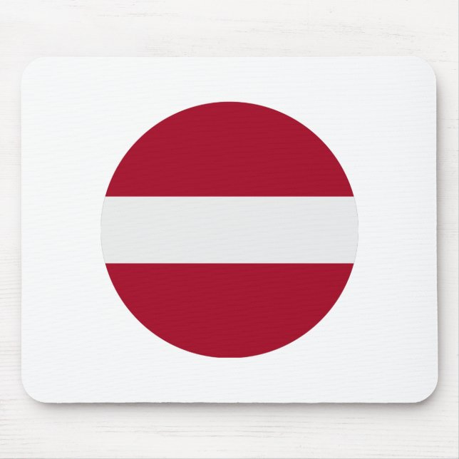 Lettland Flagga Musmatta (Framsidan)