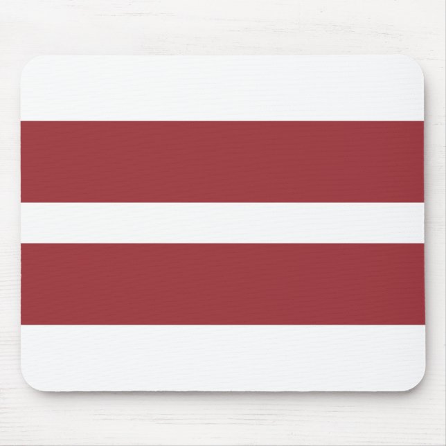 Lettland Flagga Musmatta (Framsidan)