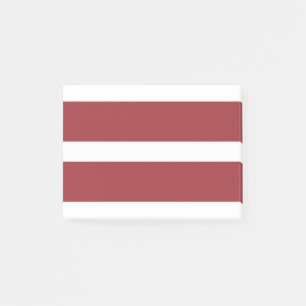 Lettland Flagga Post-it Block