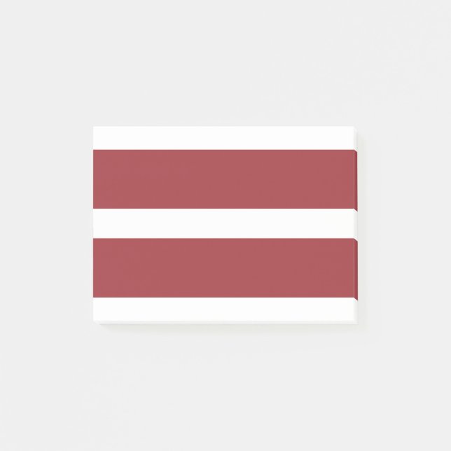 Lettland Flagga Post-it Block (Framsida)