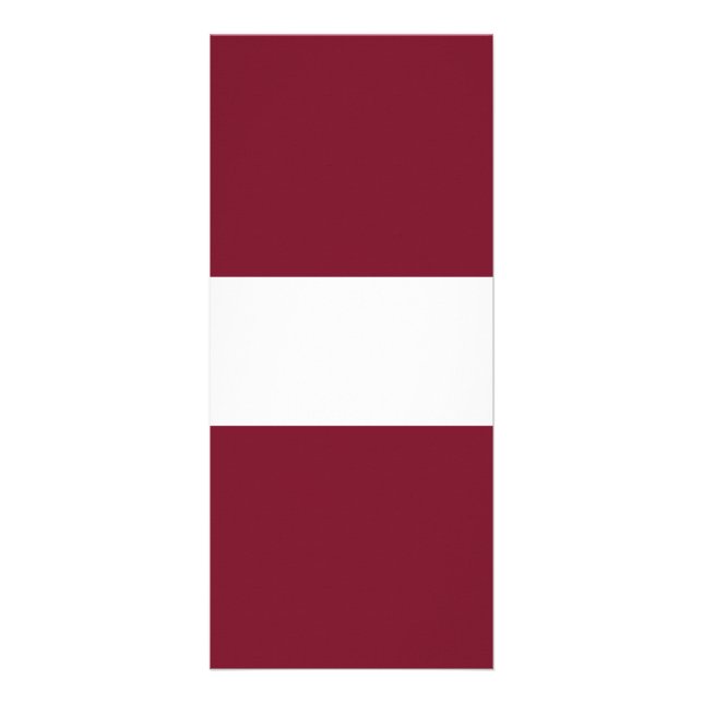 Lettland flagga reklamkort (Framsidan)