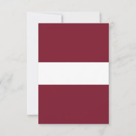 Lettland flagga tack kort