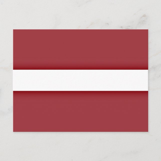 Lettland Flagga Vykort (Framsida)