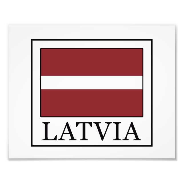 Lettland Fototryck (Framsidan)