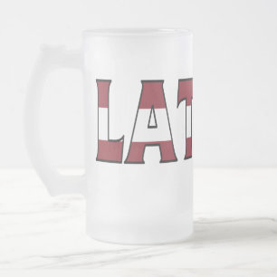 Lettland frostad mugg