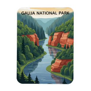 Lettland Gauja nationalpark resa Magnet