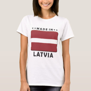 Lettland gjorde t shirt