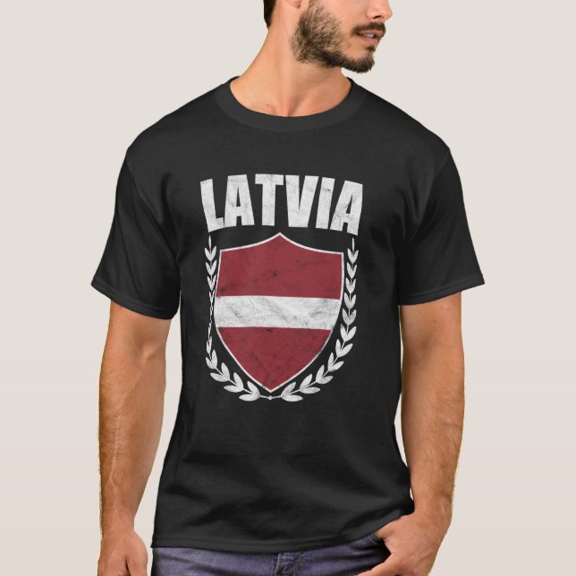 Lettland I Lettland T Shirt (Framsida)