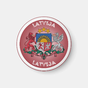 Lettland Jackar Arm Circle Shape Magnet