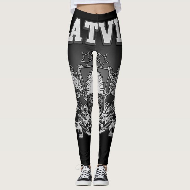 Lettland Jackar Arm Leggings (Framsida)