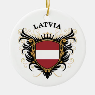 Lettland Julgransprydnad Keramik