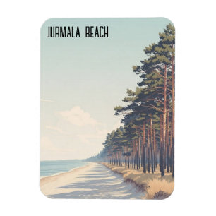Lettland Jūrmala Strand Resa Magnet