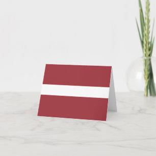 Lettland (lettiska) Flagga Kort