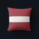 Lettland (lettiska) Flagga Kudde<br><div class="desc">Anpassade World Flagga Products ( i världen) - Lägg gärna till din egen text.</div>
