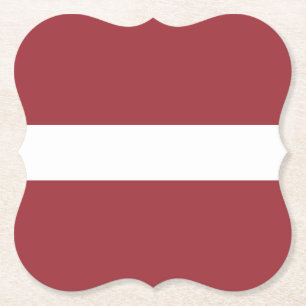 Lettland (lettiska) Flagga Underlägg Papper