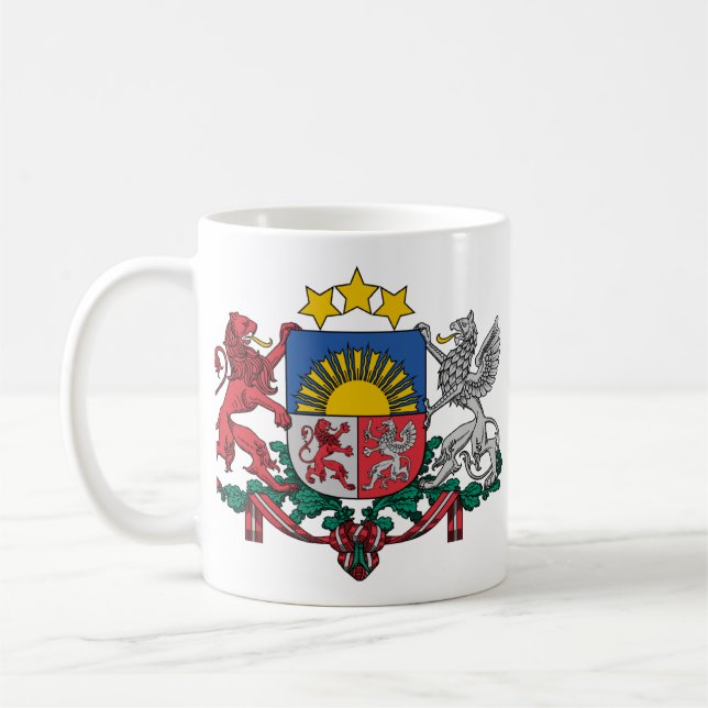 Lettland Lettland Kaffemugg (Vänster)
