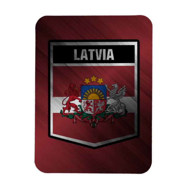 Lettland Magnet (Vertikal)