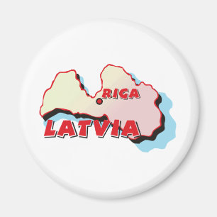 Lettland magnet