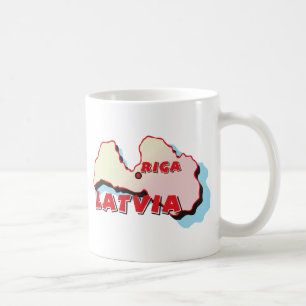 Lettland mugg