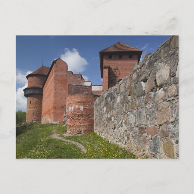 Lettland, Nordöstra Lettland, Vidzeme-regionen, 2 Vykort (Framsida)