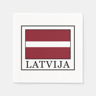 Lettland Pappersservett