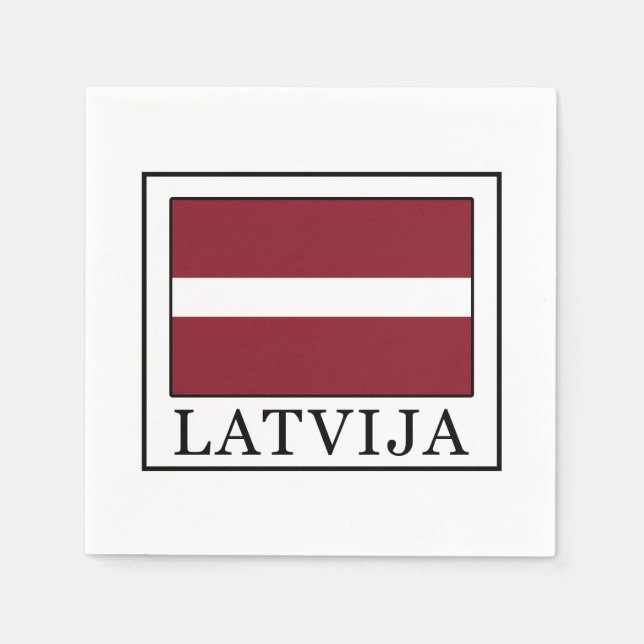 Lettland Pappersservett (Framsidan)