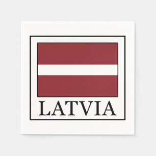 Lettland Pappersservett