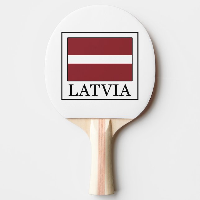 Lettland Pingisracket (Framsidan)