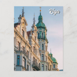 Lettland Riga Art Nouveau Resa Vykort
