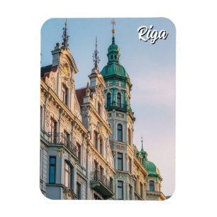 Lettland Riga Art Nouveau Resor Magnet